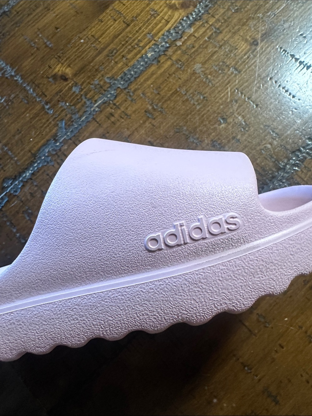 adidas Pastel Pink Slide Sandals for Women